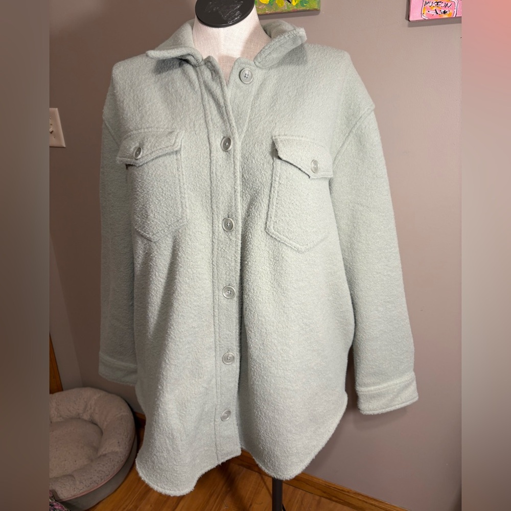 Hilary Radley Soft Gray Utility Jacket